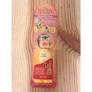 Brush Buddies Rickie Poppin Extending Toothbrush Handle Soft BPA Free New!